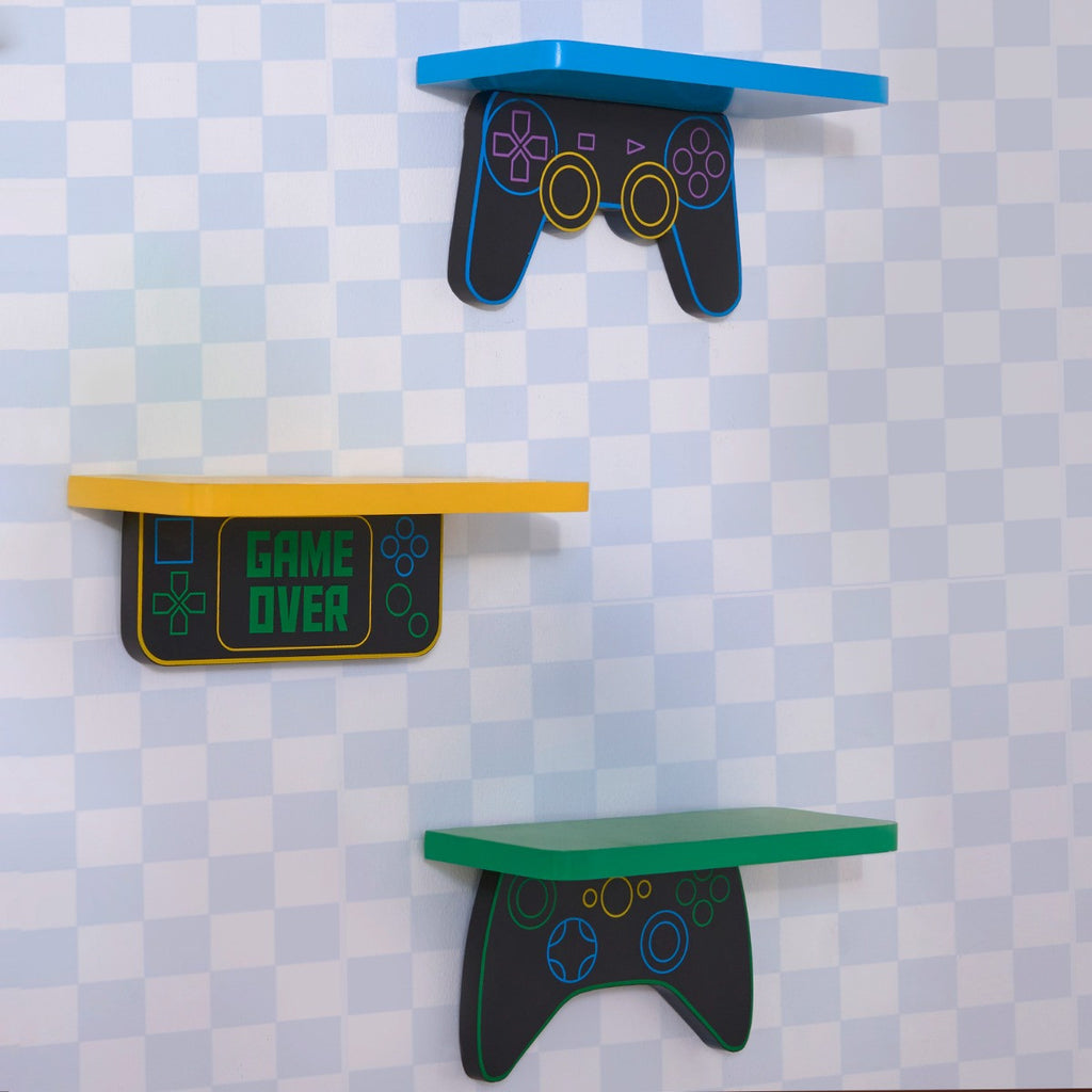 Gaming Shelves, Multi - 3 Pack