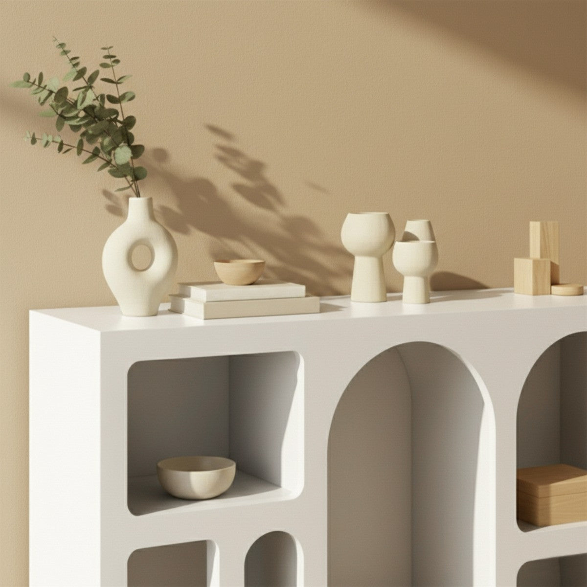 Arch Display Sideboard - White - Truly Yours