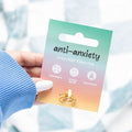 Gold Tone Anti-Anxiety Metal Fidget Ring (20/40) Fidget ring