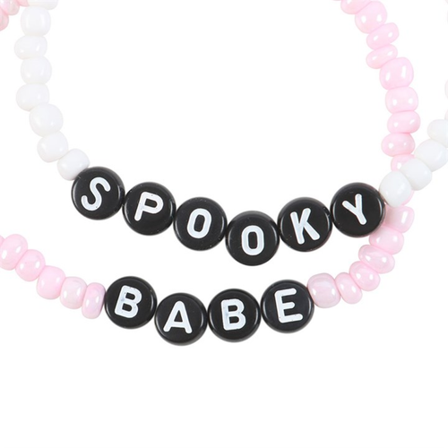 Spooky Babe Beaded Bracelet Set - Truly Yours