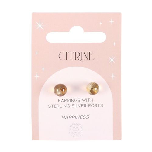 Citrine Semi Precious Crystal Earrings - Truly Yours