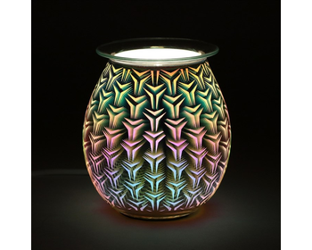 3D Geometric Light Up Electric Oil Burner