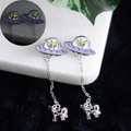 Glow in the Dark Alien Abduction Dangle Earrings - Truly Yours