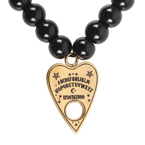 Talking Board Planchette Beaded Charm Bracelet - Truly Yours