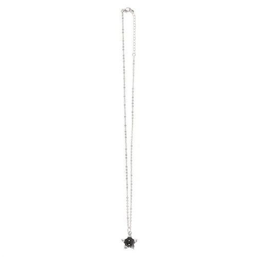 Deadly Nightshade Necklace with Black Obsidian on Greeting Card - Truly Yours