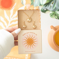 Sun Earring and Necklace Set - Truly Yours