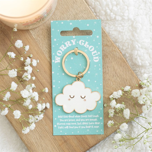 Worry Cloud Keyring - Truly Yours