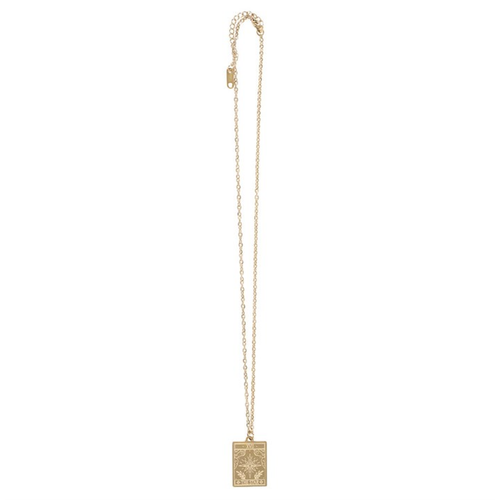 The Star Vintage Tarot Necklace on Greeting Card - Truly Yours