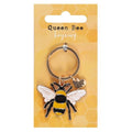 Queen Bee Enamel Keyring - Truly Yours