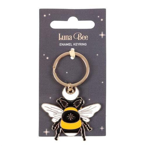 Forest Bee Enamel Keyring - Truly Yours