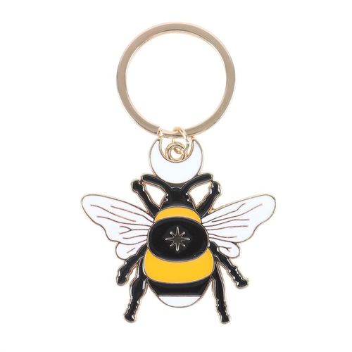 Forest Bee Enamel Keyring - Truly Yours