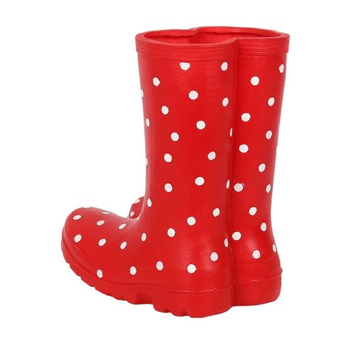Red Welly Boot Planter Planter