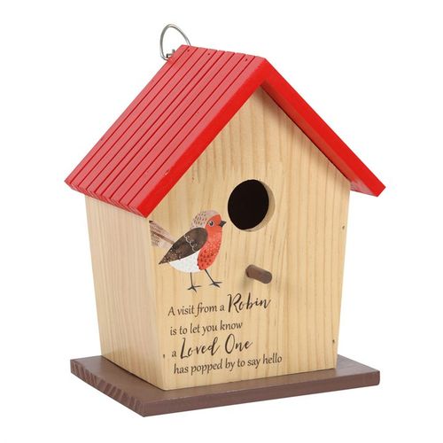 Garden Robin Bamboo Bird House Birdhouse