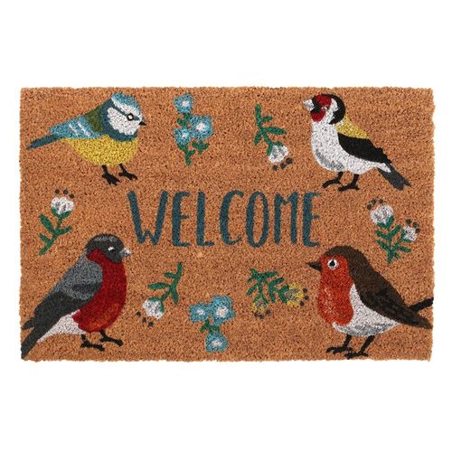 Natural British Garden Birds Doormat Doormat