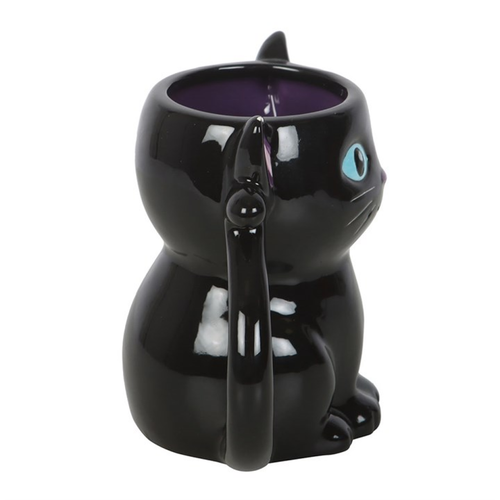 Cute and Creepy Black Cat Mug Mug