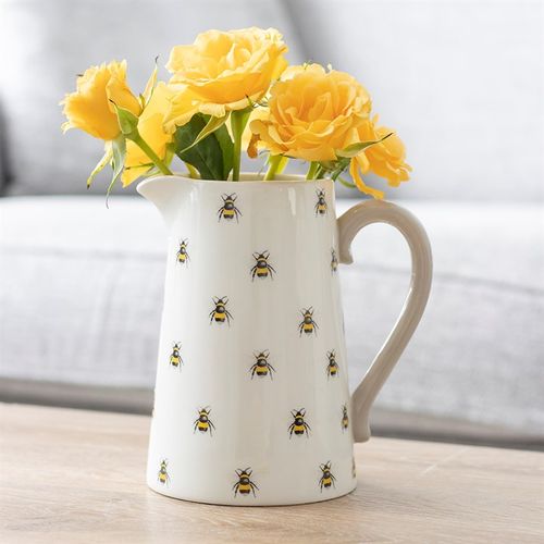 Bee Ceramic Flower Jug Jug