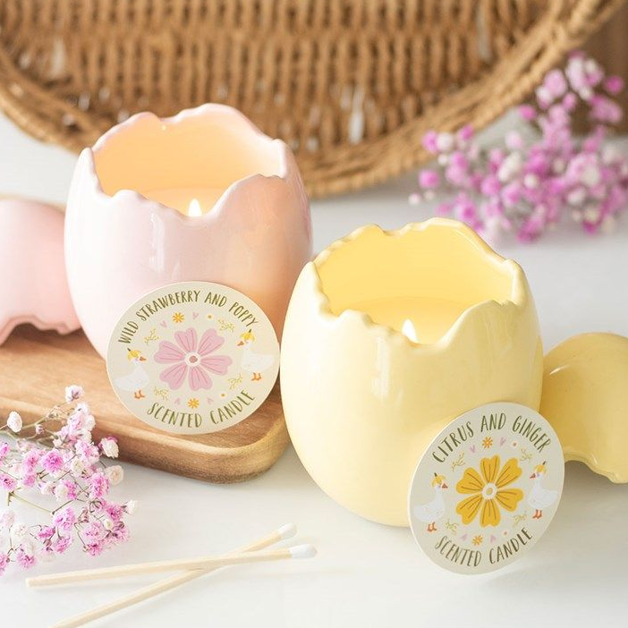 Egg Shaped Candles - 2 Fragrances - Truly Yours