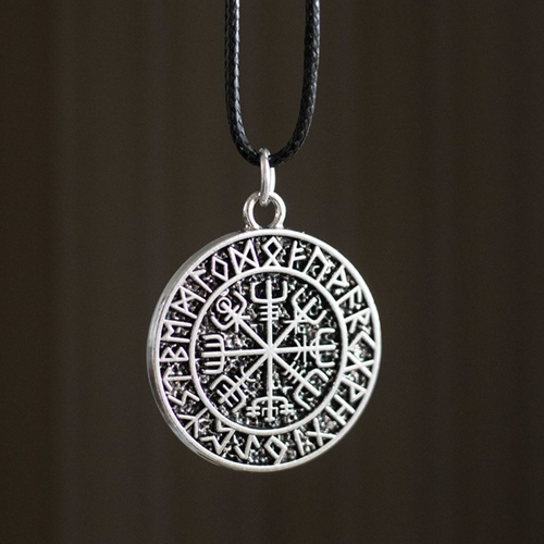 Vegvisir Viking Compass Viking Cord Necklace - Truly Yours
