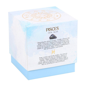 Pisces Gardenia Gemstone Zodiac Candle - Truly Yours