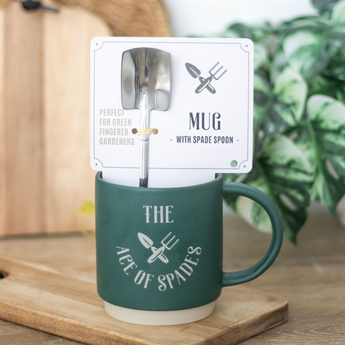 Ace of Spades Mug with Spade Spoon - Truly Yours