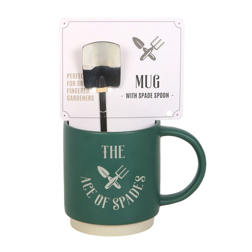 Ace of Spades Mug with Spade Spoon - Truly Yours