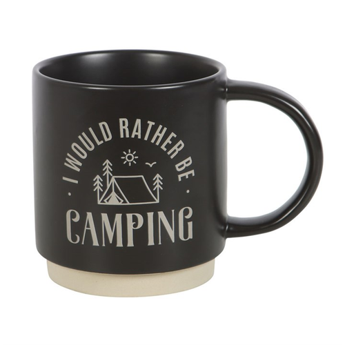 I Would Rather Be Camping Mug with 3-in-1 Spork - Truly Yours