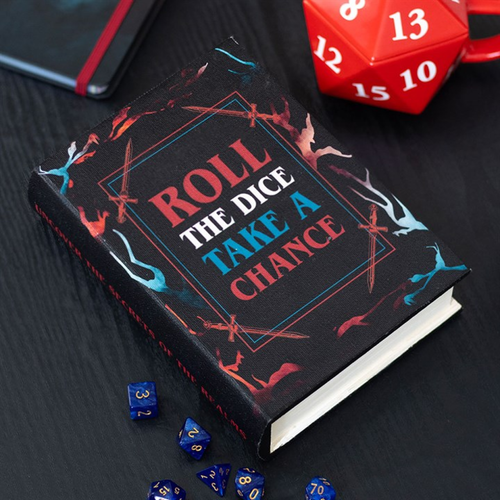 Roll the Dice, Take a Chance Book Shaped Storage Box - Truly Yours
