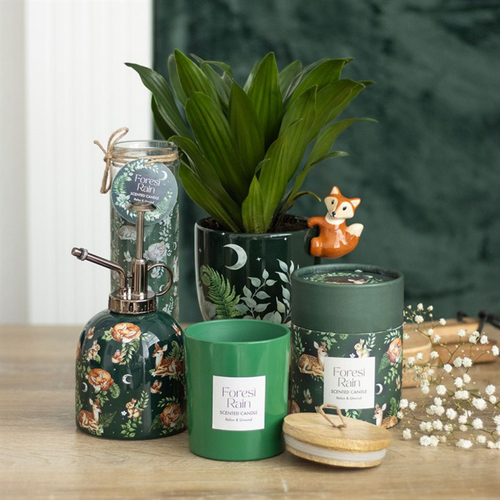 Green Forest Plant Pot with Fox - Truly Yours