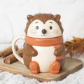 Hazel Hedgehog Lidded Mug - Truly Yours