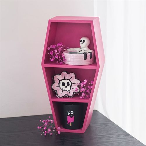 Small Hot Pink Coffin Shelf - Truly Yours