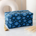 All Seeing Eye Print Velvet Makeup Bag - Truly Yours