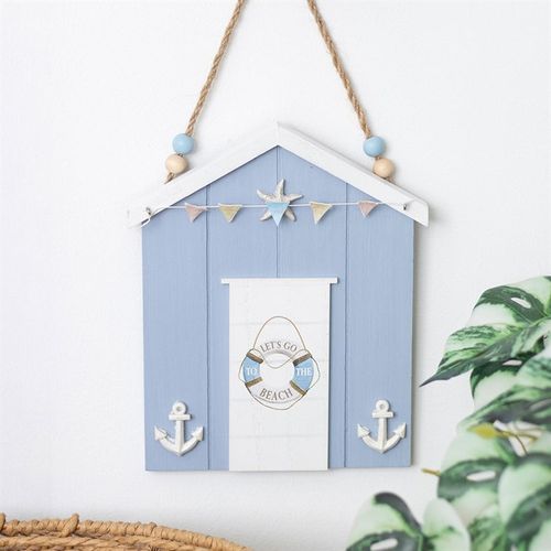Blue Life Ring Beach Hut Hanging Decoration - Truly Yours