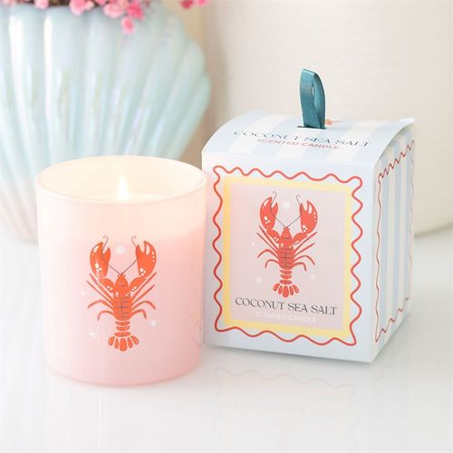 Pastel Lobster Coconut & Sea Salt Candle - Truly Yours