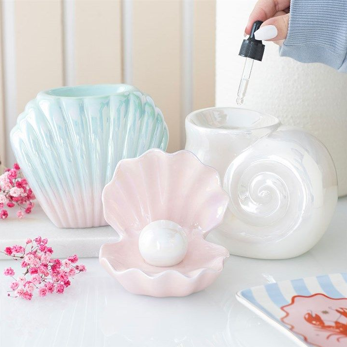 Iridescent Shell Oil Burner - Truly Yours