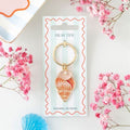 High Tide Shell Keyring - Truly Yours