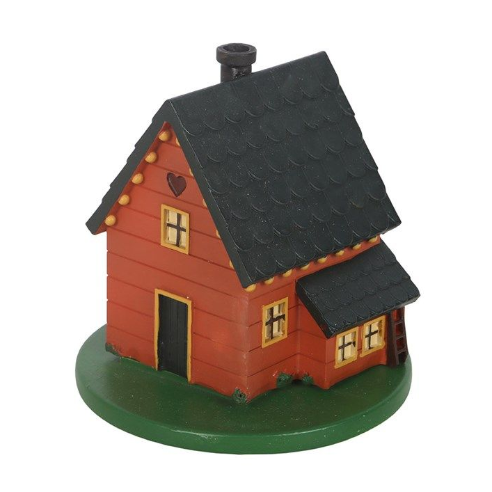 Brown House Incense Cone Burner