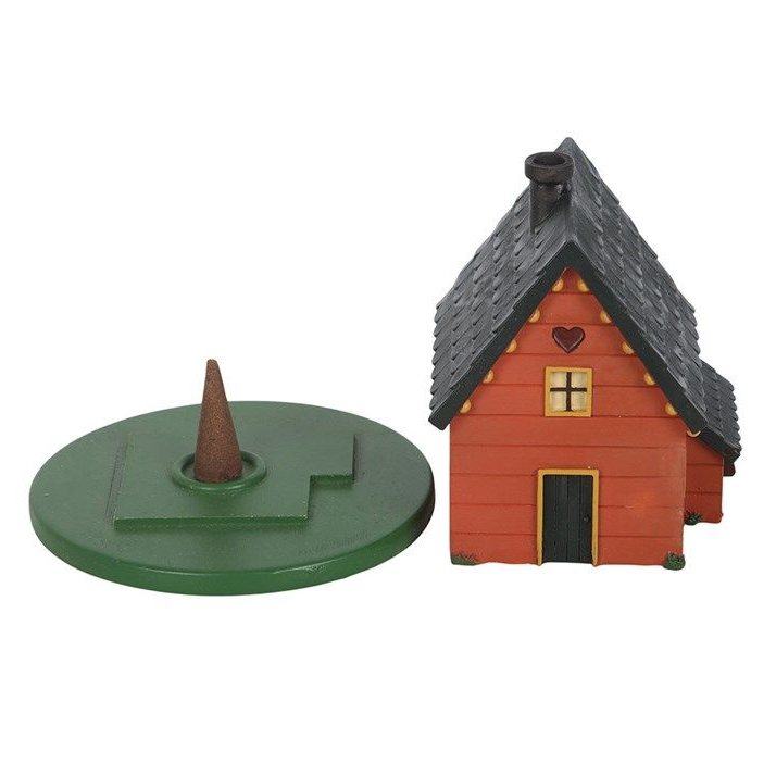 Brown House Incense Cone Burner