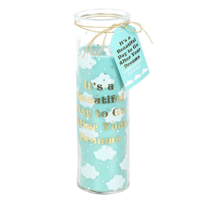 Cloud Print Lavender & Chamomile Tube Candle