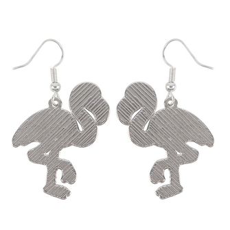 Flamin-goth Enamel Dangle Earrings