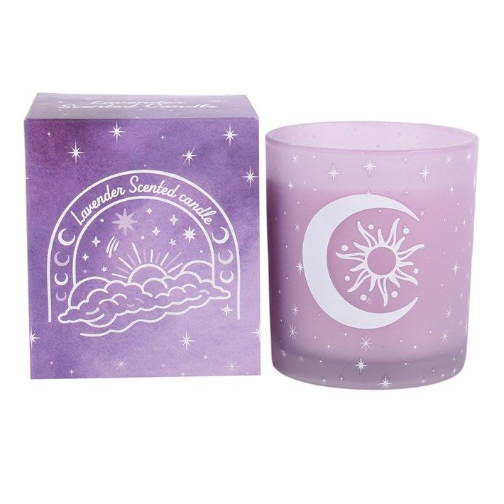 Purple Pastel Skies Lavender Candle