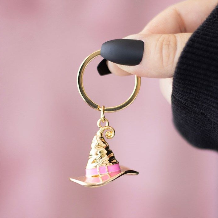 Good Witch Alloy Witch Hat Keyring