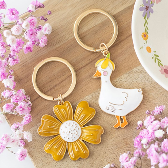 Waddle On Duck Keyring