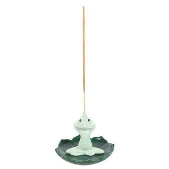 Yoga Frog Incense Stick Holder