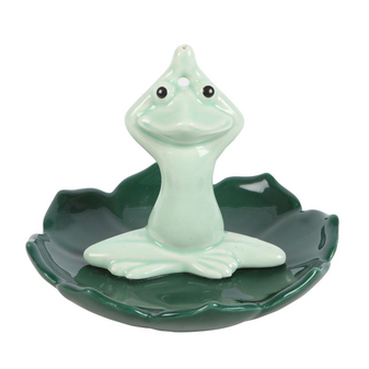 Yoga Frog Incense Stick Holder
