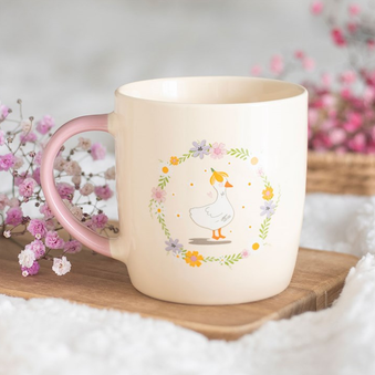 Floral Duck Mug
