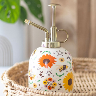 Bee Radiant Print Ceramic Plant Mister