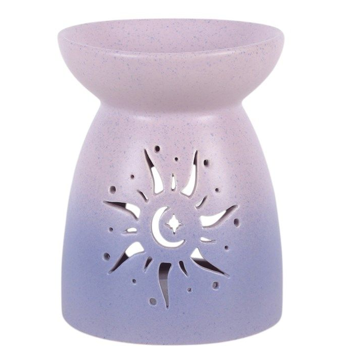 Purple Sun Cut Out Oil Burner
