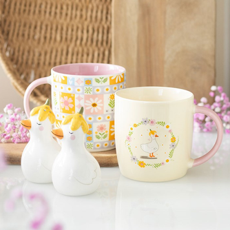 Floral Duck Mug