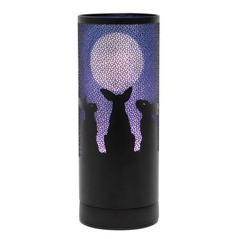 Moon Gazing Hares Aroma Lamp by Lisa Parker