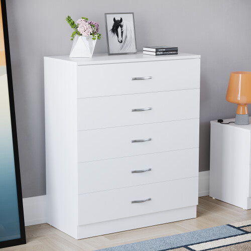 Riano 5 Drawer Chest of Drawers Bedroom Storage